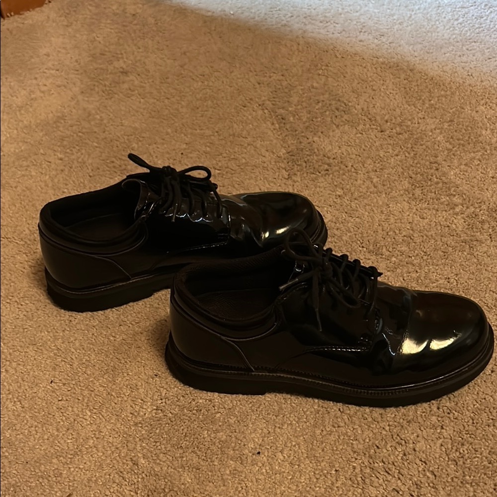 ROTC CAP Military Black Dress Shoes